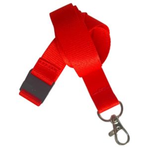 Plain Lanyard Red