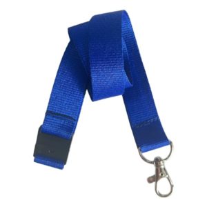 Plain Blue Lanyard